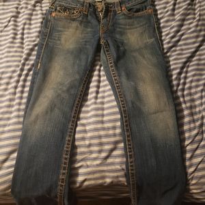 True religion blue jeans size 30